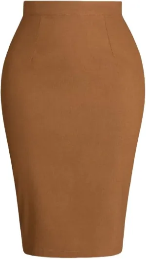 Women's Slim Fit Business Office Pencil Skirts