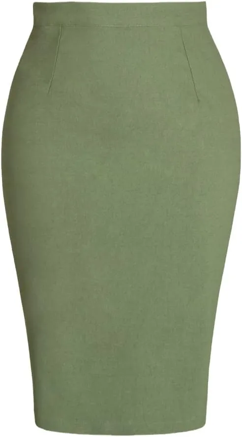 Women's Slim Fit Business Office Pencil Skirts