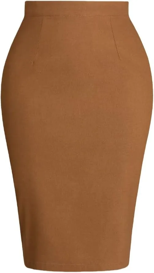 Women's Slim Fit Business Office Pencil Skirts