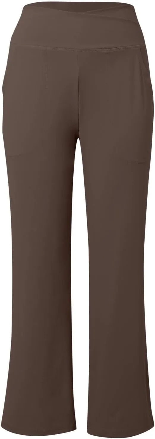 Womens Summer Yoga Pants Elastic High Waist Loose Fit Lightweight Quick Dry Casual Jogging Fitness Running Trouser