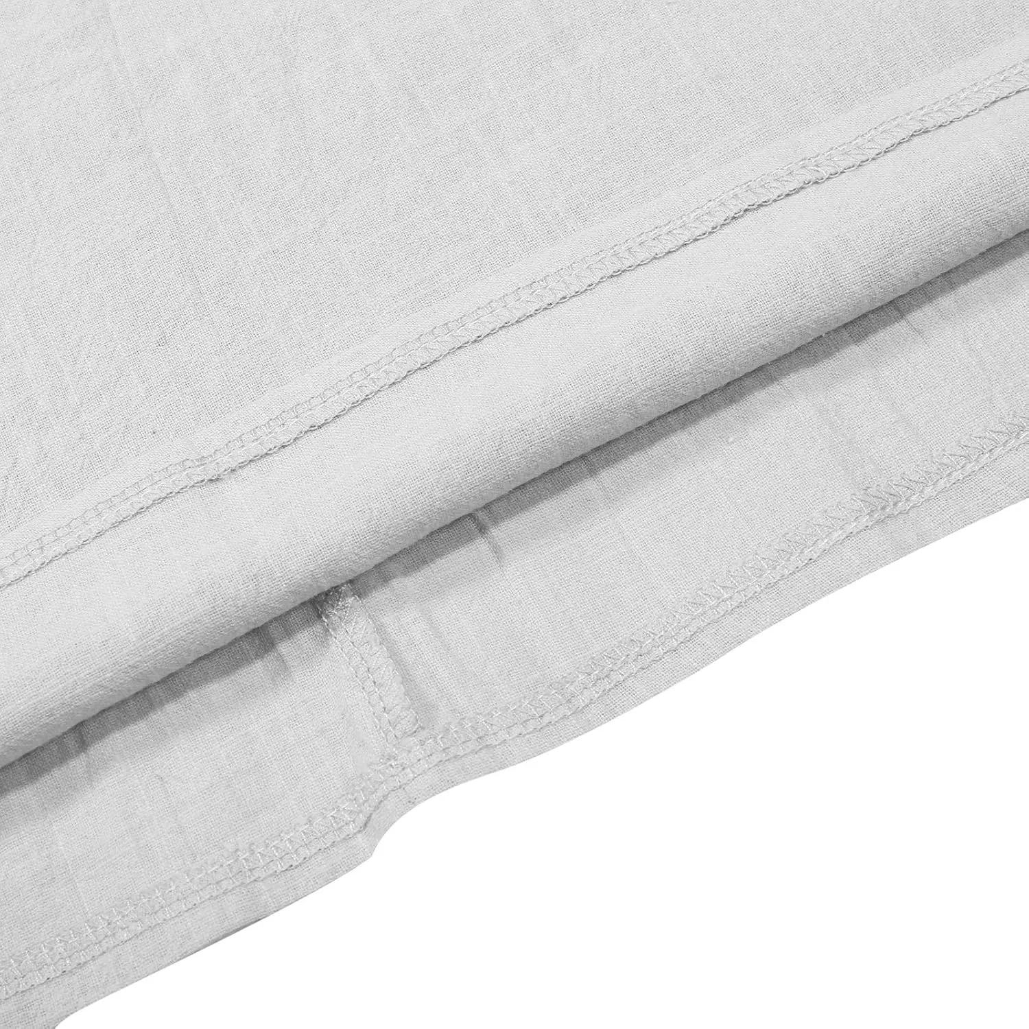 Womens Wrap Around Linen Skirt A-Line Cut Elastic Waistband Ankle-Length Lightweight Summer Skirts for Beach Vacation