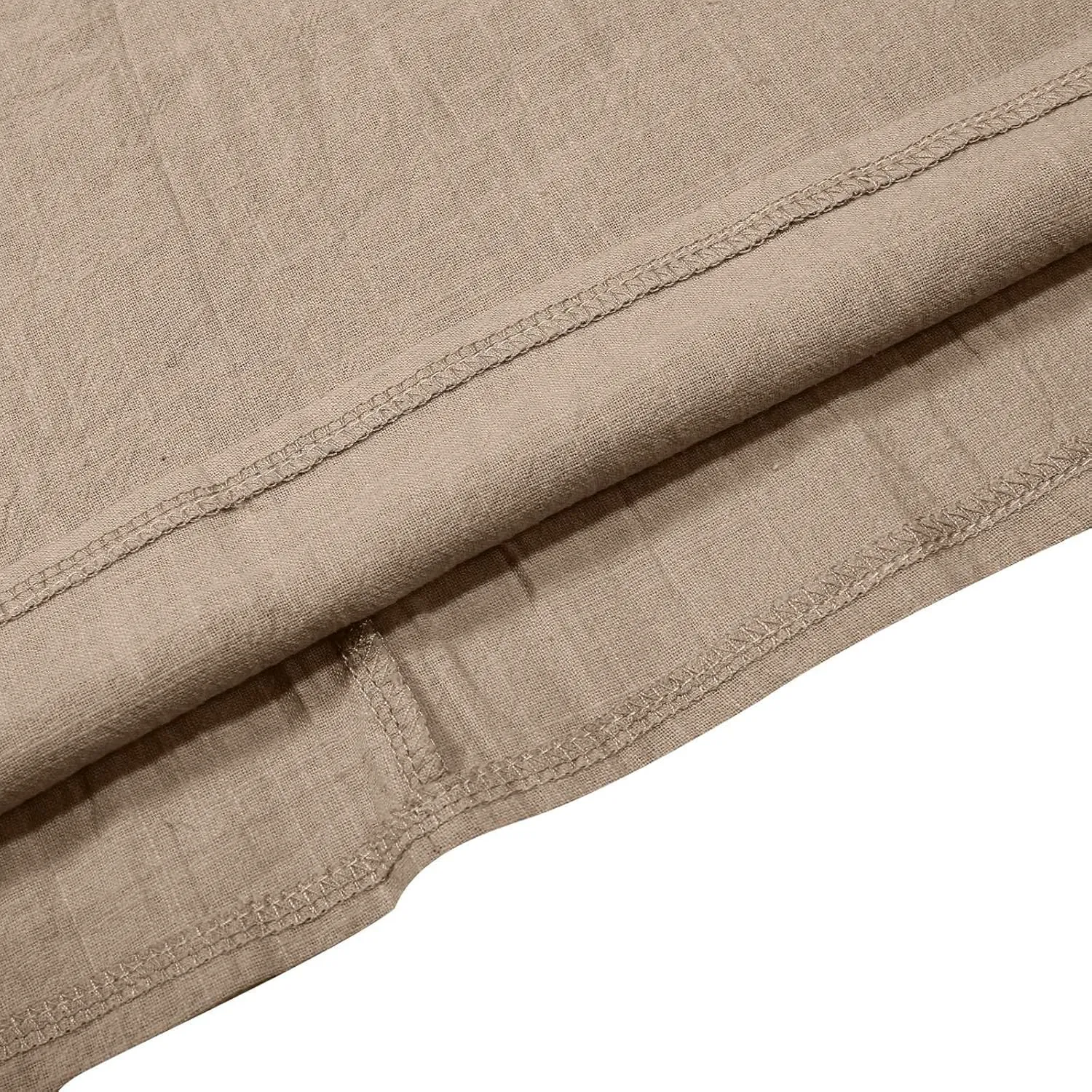 Womens Wrap Around Linen Skirt A-Line Cut Elastic Waistband Ankle-Length Lightweight Summer Skirts for Beach Vacation