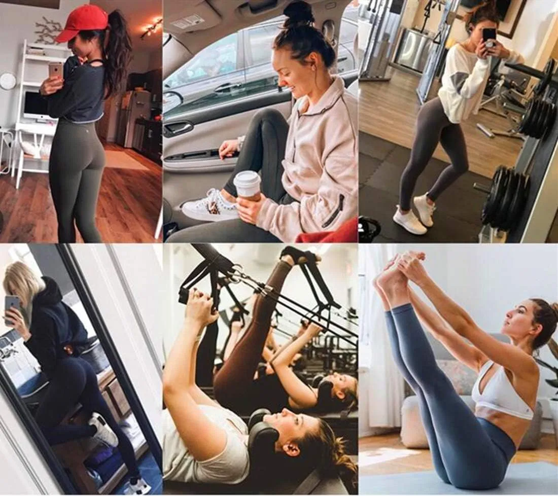 Yoga Pants with Pockets for Women - Leggings with Pockets High Waisted Tummy Control Non See-Through Workout Pants